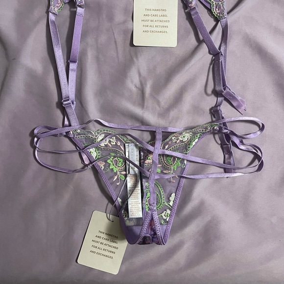 Savage X Fenty Bohemian Paisley Lingerie Set - Picture 3 of 6